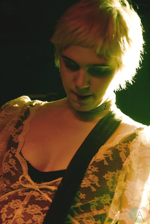 Sunflower Bean performs at the Rock and Roll Hotel in Washington D.C. on November 12, 2016. (Photo: Kathryn DeFrank/Aesthetic Magazine)