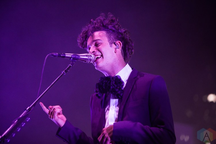 The 1975 perform at the Air Canada Centre in Toronto on November 3, 2016. (Photo: Brandon Newfield/Aesthetic Magazine)