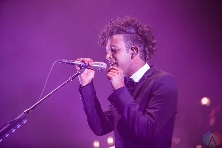 The 1975 perform at the Air Canada Centre in Toronto on November 3, 2016. (Photo: Brandon Newfield/Aesthetic Magazine)