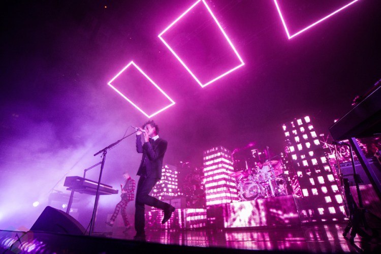 The 1975 perform at the Air Canada Centre in Toronto on November 3, 2016. (Photo: Brandon Newfield/Aesthetic Magazine)