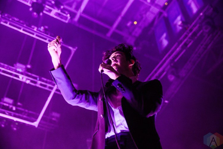 The 1975 perform at the Air Canada Centre in Toronto on November 3, 2016. (Photo: Brandon Newfield/Aesthetic Magazine)