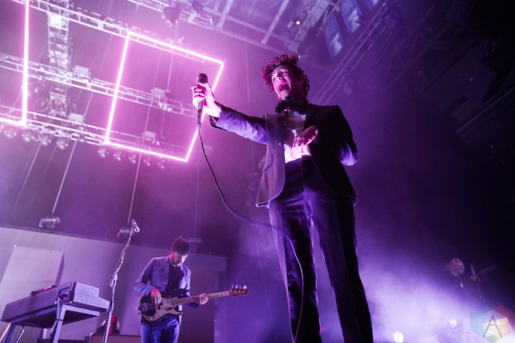 The 1975 perform at the Air Canada Centre in Toronto on November 3, 2016. (Photo: Brandon Newfield/Aesthetic Magazine)