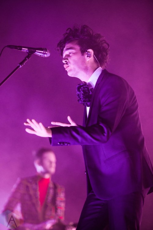 The 1975 perform at the Air Canada Centre in Toronto on November 3, 2016. (Photo: Brandon Newfield/Aesthetic Magazine)