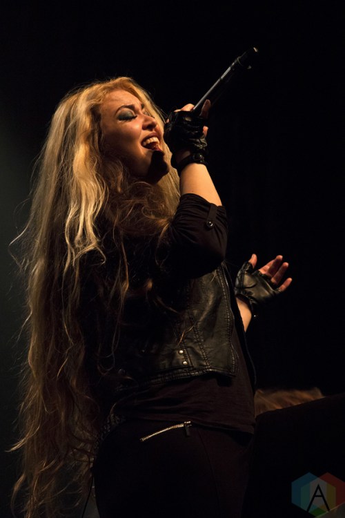 The Agonist performs at the Phoenix Concert Theatre in Toronto on November 6, 2016. (Photo: Theo Rallis/Aesthetic Magazine)