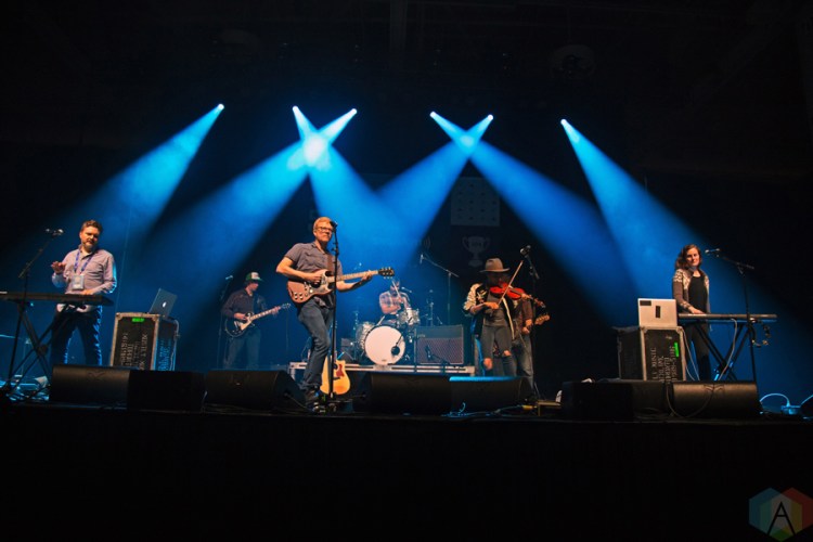 The New Pornographers perform at the Metro Toronto Convention Centre in Toronto on November 25, 2016 during the 2016 Grey Cup Festival. (Photo: Mike Fowler/Aesthetic Magazine)