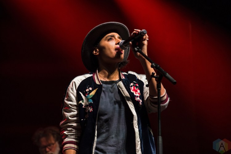 The New Pornographers perform at the Metro Toronto Convention Centre in Toronto on November 25, 2016 during the 2016 Grey Cup Festival. (Photo: Mike Fowler/Aesthetic Magazine)