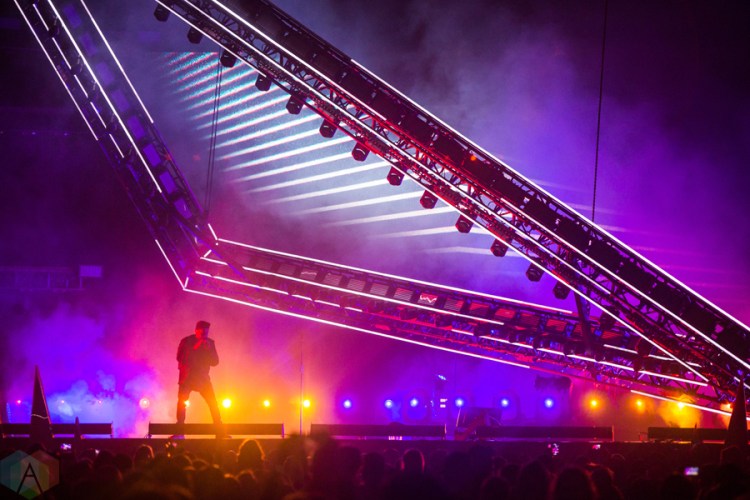 The Weeknd performs at iHeartRadio Jingle Ball North at the Air Canada Centre in Toronto on November 25, 2016. (Photo: Brandon Newfield/Aesthetic Magazine)