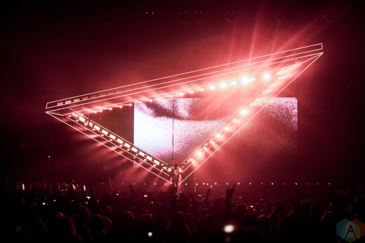 The Weeknd performs at iHeartRadio Jingle Ball North at the Air Canada Centre in Toronto on November 25, 2016. (Photo: Brandon Newfield/Aesthetic Magazine)