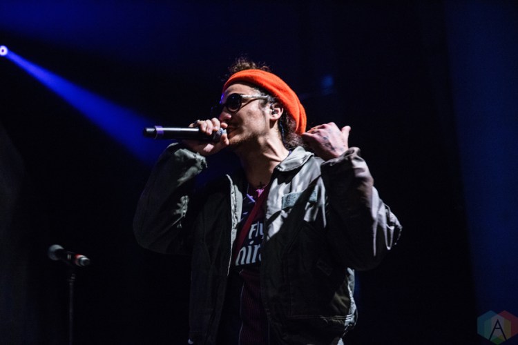 Towkio performs at the Danforth Music Hall in Toronto on November 25, 2016. (Photo: Kelsey Giesbrecht/Aesthetic Magazine)