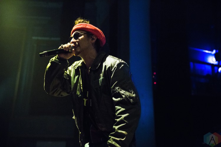 Towkio performs at the Danforth Music Hall in Toronto on November 25, 2016. (Photo: Kelsey Giesbrecht/Aesthetic Magazine)