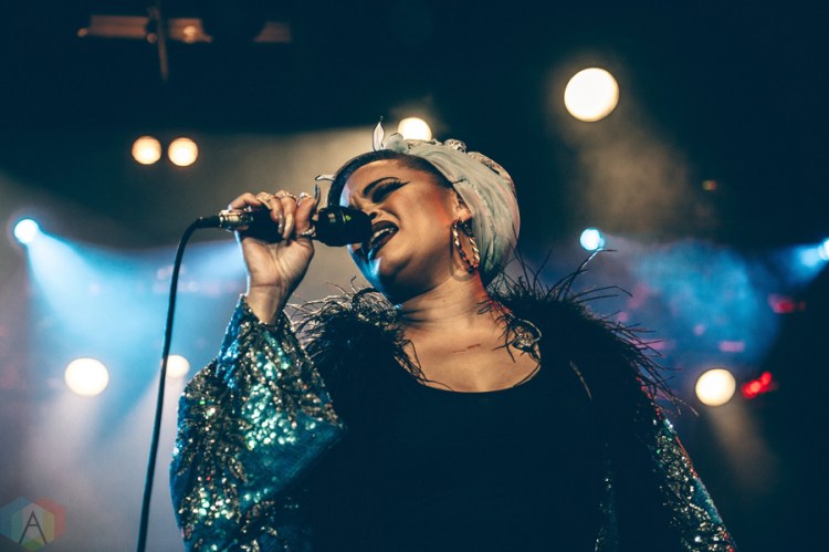 Andra Day performs at the Commodore Ballroom in Vancouver on December 12, 2016. (Photo: Timothy Nguyen/Aesthetic Magazine)