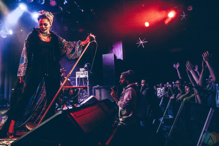 Andra Day performs at the Commodore Ballroom in Vancouver on December 12, 2016. (Photo: Timothy Nguyen/Aesthetic Magazine)