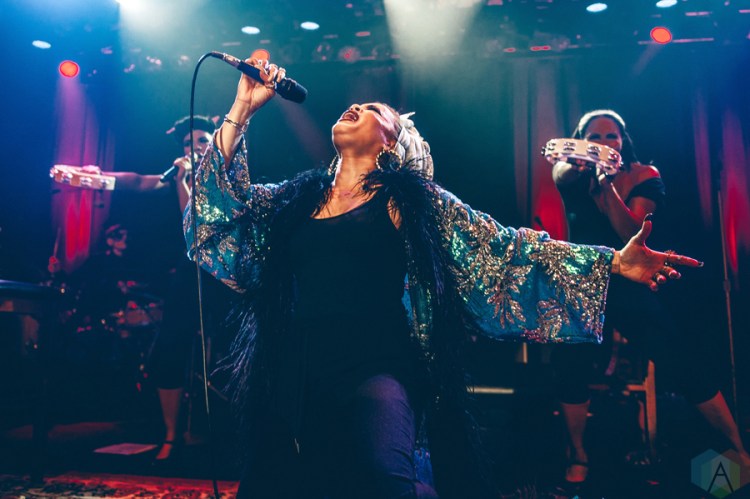Andra Day performs at the Commodore Ballroom in Vancouver on December 12, 2016. (Photo: Timothy Nguyen/Aesthetic Magazine)