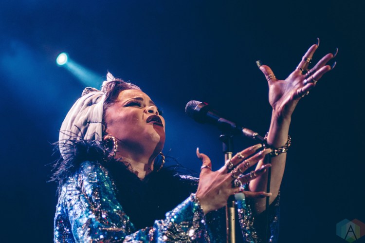Andra Day performs at the Commodore Ballroom in Vancouver on December 12, 2016. (Photo: Timothy Nguyen/Aesthetic Magazine)