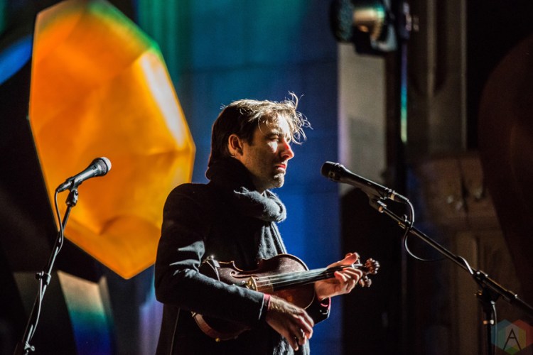 Andrew Bird performs at the Fourth Presbyterian Church in Chicago on December 14, 2016. (Photo: Brigid Gallagher/Aesthetic Magazine)