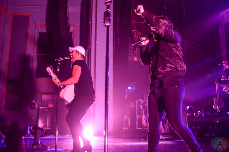 Dan + Shay performs at the Danforth Music Hall in Toronto on December 11, 2016. (Photo: Chloe Thomson/Aesthetic Magazine)