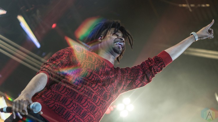 Danny Brown performs at Reaction NYE at the Donald E. Stephenson Convention Center in Rosemont, IL on December 30, 2016. (Photo: Taylor Ohryn/Aesthetic Magazine)