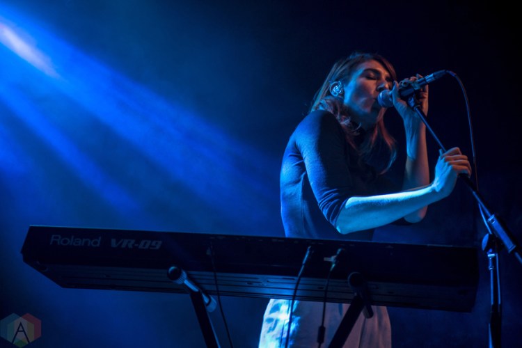 Hannah Georgas performs at the Mod Club in Toronto on December 7, 2016. (Photo: Sarah McNeil/Aesthetic Magazine)