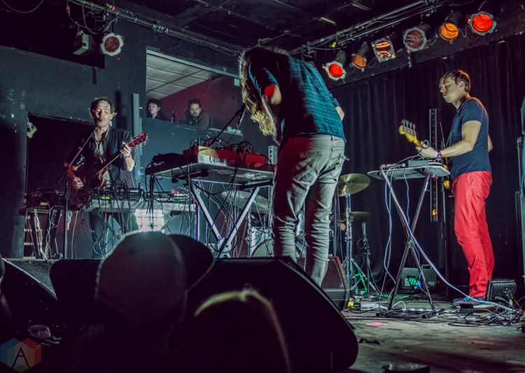 Holy Fuck performs at Lee's Palace in Toronto on December 17, 2016. (Photo: Andrew Hartl/Aesthetic Magazine)