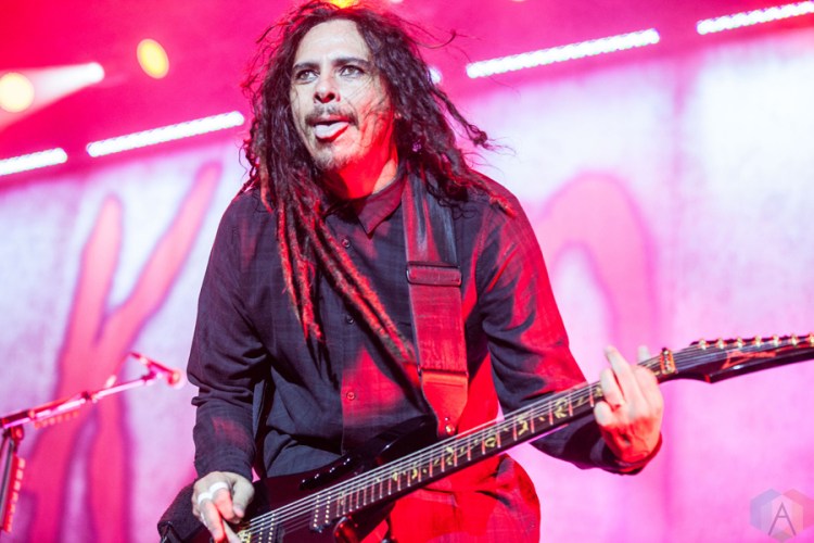 Korn performs at Manchester Arena in Manchester, UK on December 12, 2016. (Photo: Priti Shikotra/Aesthetic Magazine)