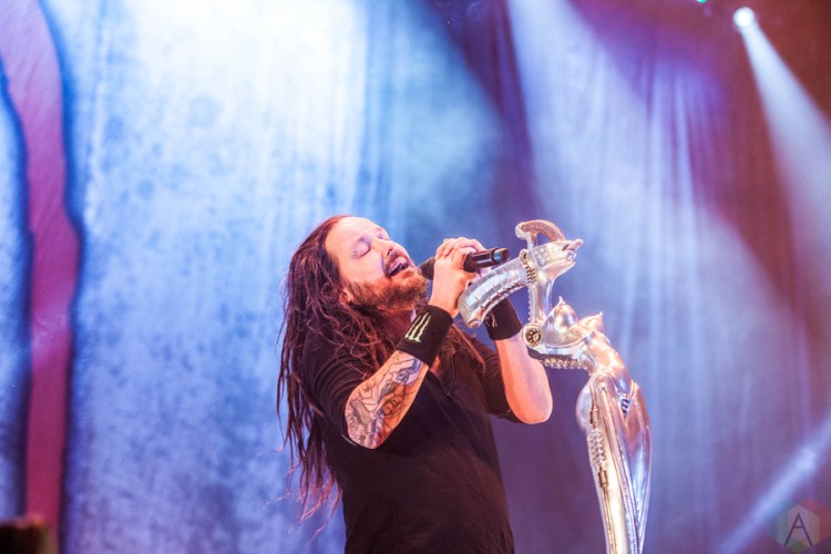 Korn performs at Manchester Arena in Manchester, UK on December 12, 2016. (Photo: Priti Shikotra/Aesthetic Magazine)