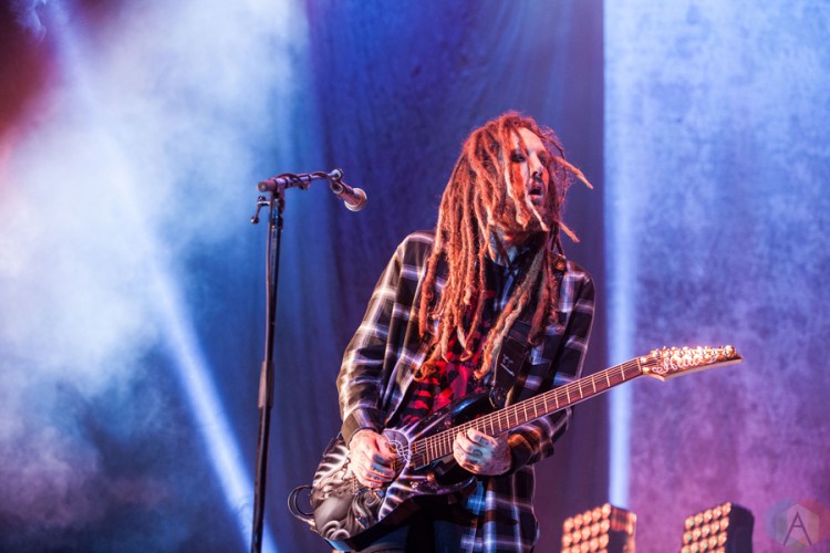 Korn performs at Manchester Arena in Manchester, UK on December 12, 2016. (Photo: Priti Shikotra/Aesthetic Magazine)