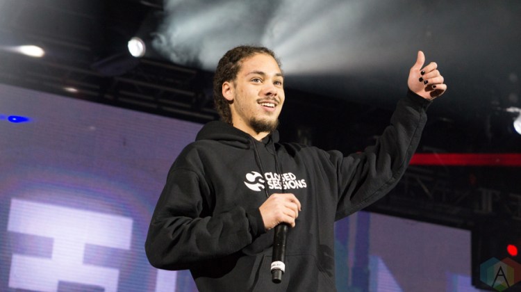 Kweku Collins performs at Reaction NYE at the Donald E. Stephenson Convention Center in Rosemont, IL on December 30, 2016. (Photo: Taylor Ohryn/Aesthetic Magazine)