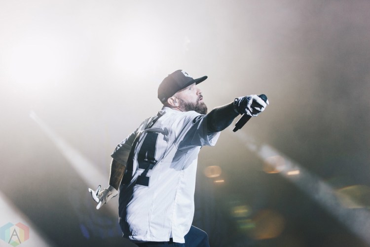 Limp Bizkit performs at Manchester Arena in Manchester, UK on December 12, 2016. (Photo: Priti Shikotra/Aesthetic Magazine)