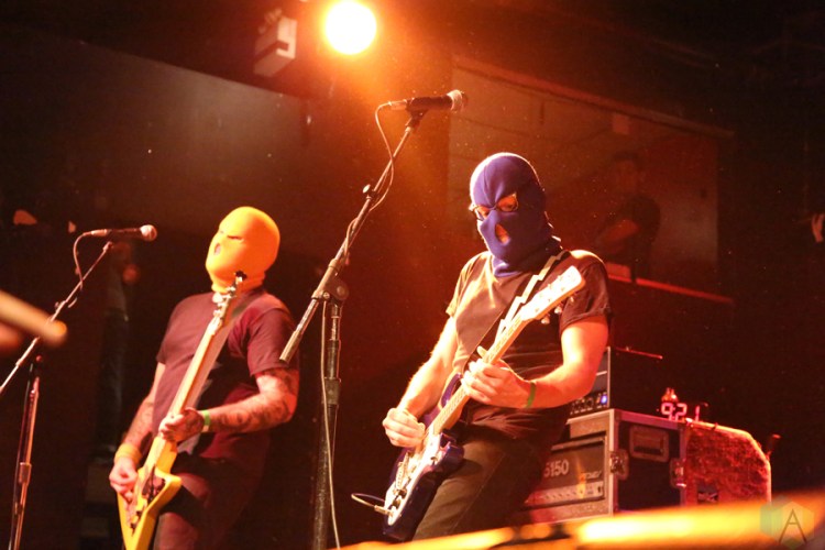 Masked Intruder performs at Lee's Palace in Toronto on December 13, 2016. (Photo: Jon Wishart/Aesthetic Magazine)