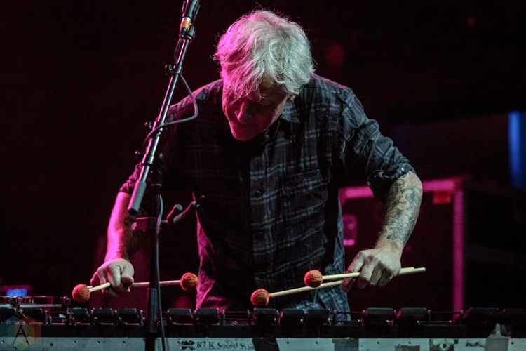 Mike Dillon performs at the Danforth Music Hall in Toronto on December 30, 2016. (Photo: David McDonald/Aesthetic Magazine)