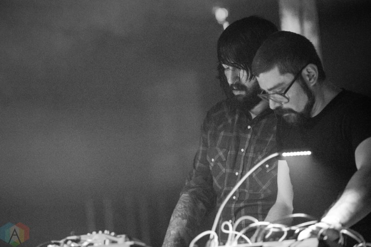 MSTRKRFT performs at the Hoxton in Toronto on December 3, 2016. (Photo: Brendan Albert/Aesthetic Magazine)