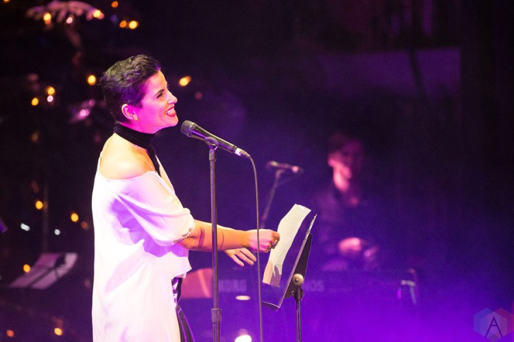 Nelly Furtado performs at the 2016 Andy Kim Christmas Concert at the Queen Elizabeth Theatre in Toronto on December 7, 2016. (Photo: Brendan Albert/Aesthetic Magazine)