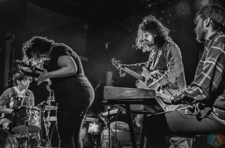 New Fries performs at Lee's Palace in Toronto on December 17, 2016. (Photo: Andrew Hartl/Aesthetic Magazine)