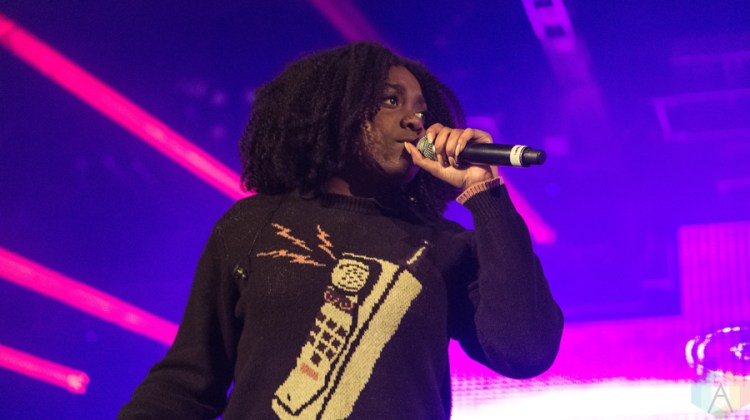 Noname performs at Reaction NYE at the Donald E. Stephenson Convention Center in Rosemont, IL on December 30, 2016. (Photo: Taylor Ohryn/Aesthetic Magazine)