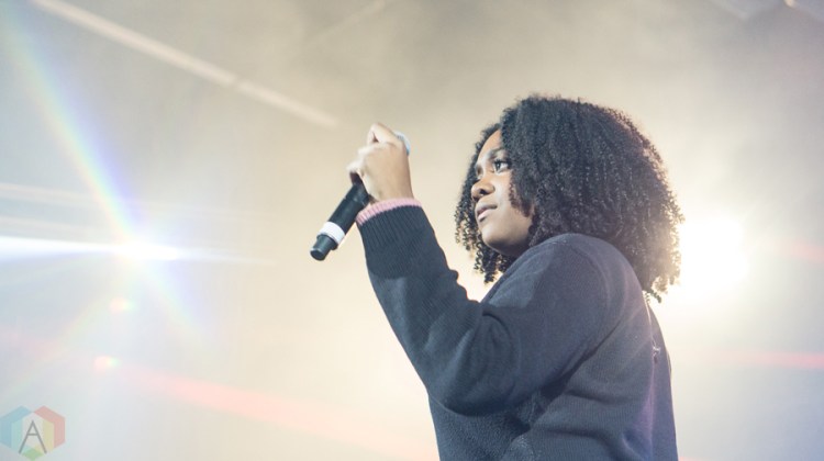 Noname performs at Reaction NYE at the Donald E. Stephenson Convention Center in Rosemont, IL on December 30, 2016. (Photo: Taylor Ohryn/Aesthetic Magazine)