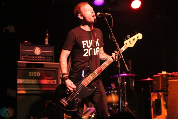 Off With Their Heads perform at Lee's Palace in Toronto on December 13, 2016. (Photo: Jon Wishart/Aesthetic Magazine)