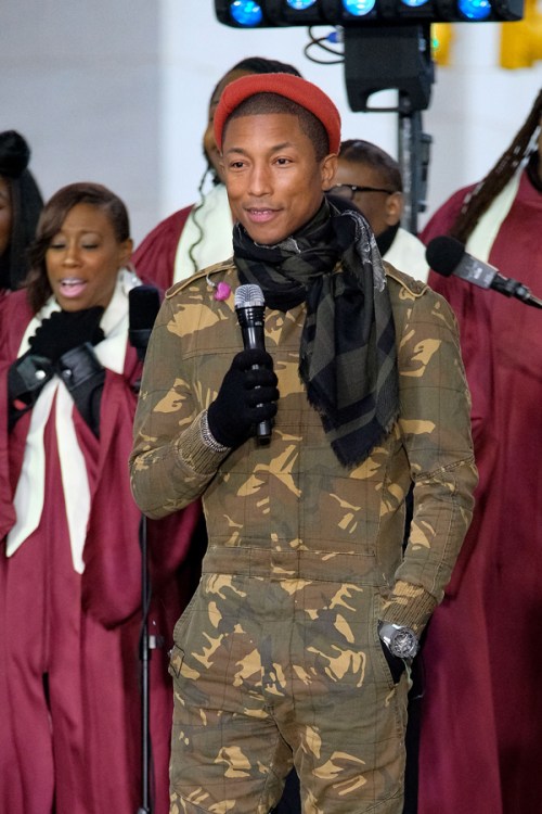 Pharrell Williams performs at the Rockefeller Center on December 9, 2016 in New York City during the Citi Concert Series. (Photo: D Dipasupil/Getty)