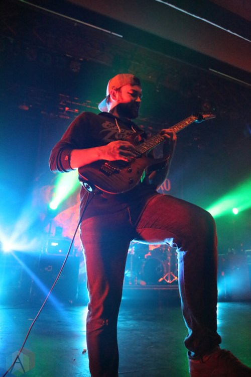 Protest The Hero performs at the Danforth Music Hall in Toronto on December 18, 2016. (Photo: Jon Wishart/Aesthetic Magazine)