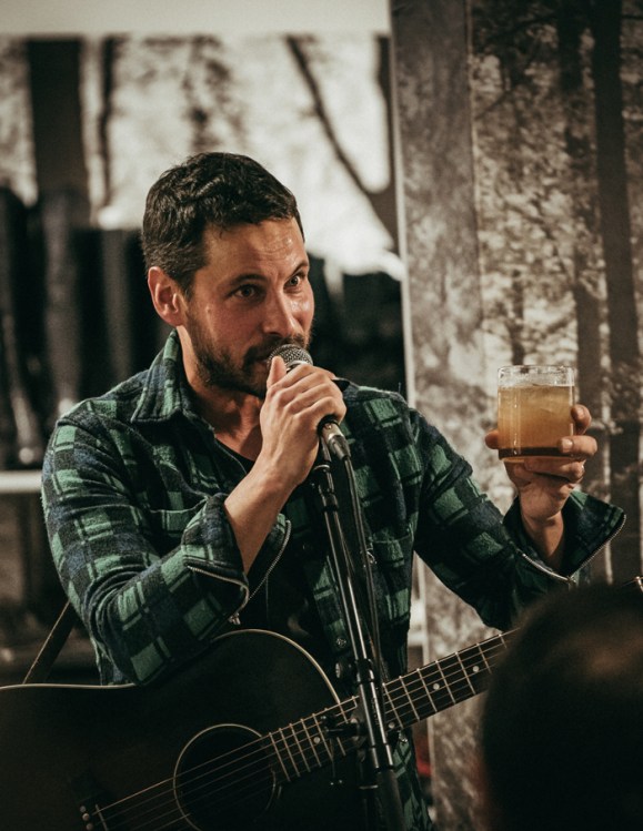 Sam Roberts Band performs at Tiny Record Shop in Toronto on December 3, 2016. (Photo: David Scala/Aesthetic Magazine)