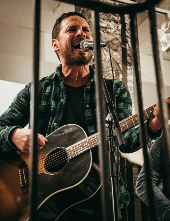 Sam Roberts Band performs at Tiny Record Shop in Toronto on December 3, 2016. (Photo: David Scala/Aesthetic Magazine)