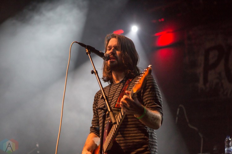 The Hotelier performs at the Danforth Music Hall in Toronto on December 14, 2016. (Photo: Katrina Lat/Aesthetic Magazine)