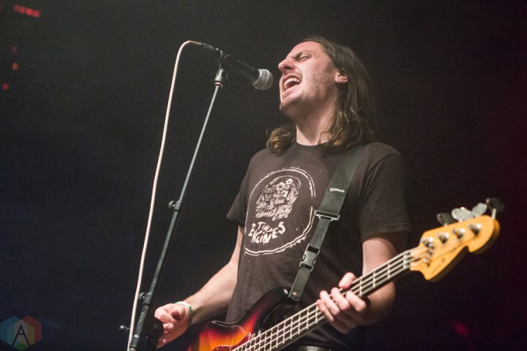 The Hotelier performs at the Danforth Music Hall in Toronto on December 14, 2016. (Photo: Katrina Lat/Aesthetic Magazine)