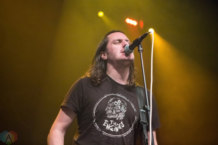 The Hotelier performs at the Danforth Music Hall in Toronto on December 14, 2016. (Photo: Katrina Lat/Aesthetic Magazine)