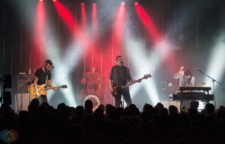 Tokyo Police Club performs at the Mod Club in Toronto on December 8, 2016. (Photo: Josh Ladouceur/Aesthetic Magazine)