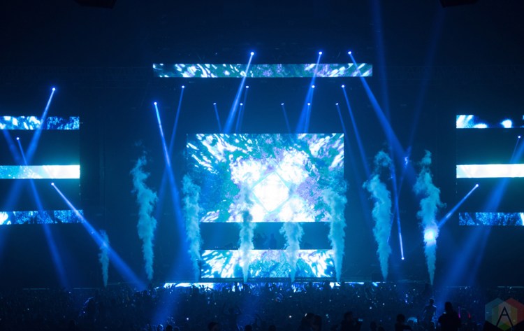 Zeds Dead performs at the Contact Winter Music Festival at BC Place in Vancouver on December 26, 2016. (Photo: Isaac Wray/Aesthetic Magazine)