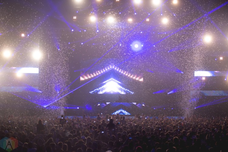 Zeds Dead performs at the Contact Winter Music Festival at BC Place in Vancouver on December 26, 2016. (Photo: Isaac Wray/Aesthetic Magazine)