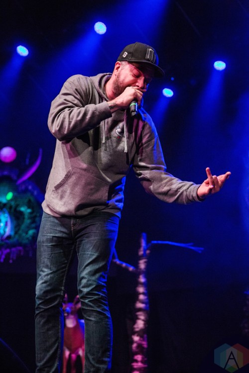 Aesop Rock performs at Rebel in Toronto on January 29, 2017. (Photo: Lauren Garbutt/Aesthetic Magazine)