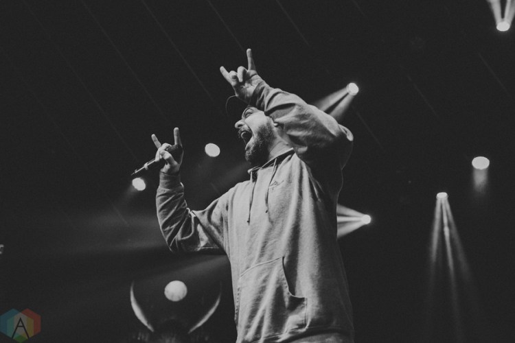 Aesop Rock performs at Rebel in Toronto on January 29, 2017. (Photo: Lauren Garbutt/Aesthetic Magazine)