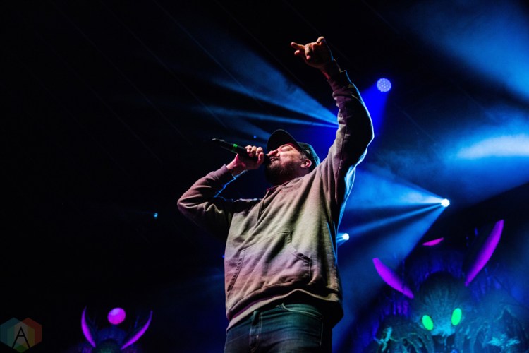 Aesop Rock performs at Rebel in Toronto on January 29, 2017. (Photo: Lauren Garbutt/Aesthetic Magazine)