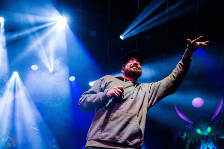 Aesop Rock performs at Rebel in Toronto on January 29, 2017. (Photo: Lauren Garbutt/Aesthetic Magazine)